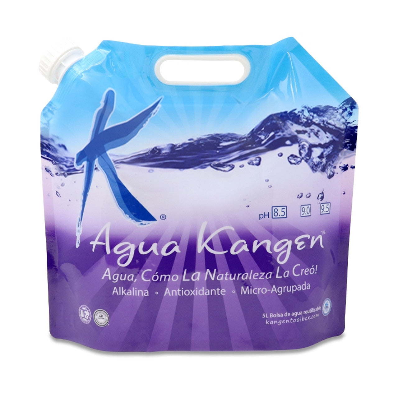 Pack Of 5 Original Reusable Enagic 5L/1.30G Kangen - Foto 11