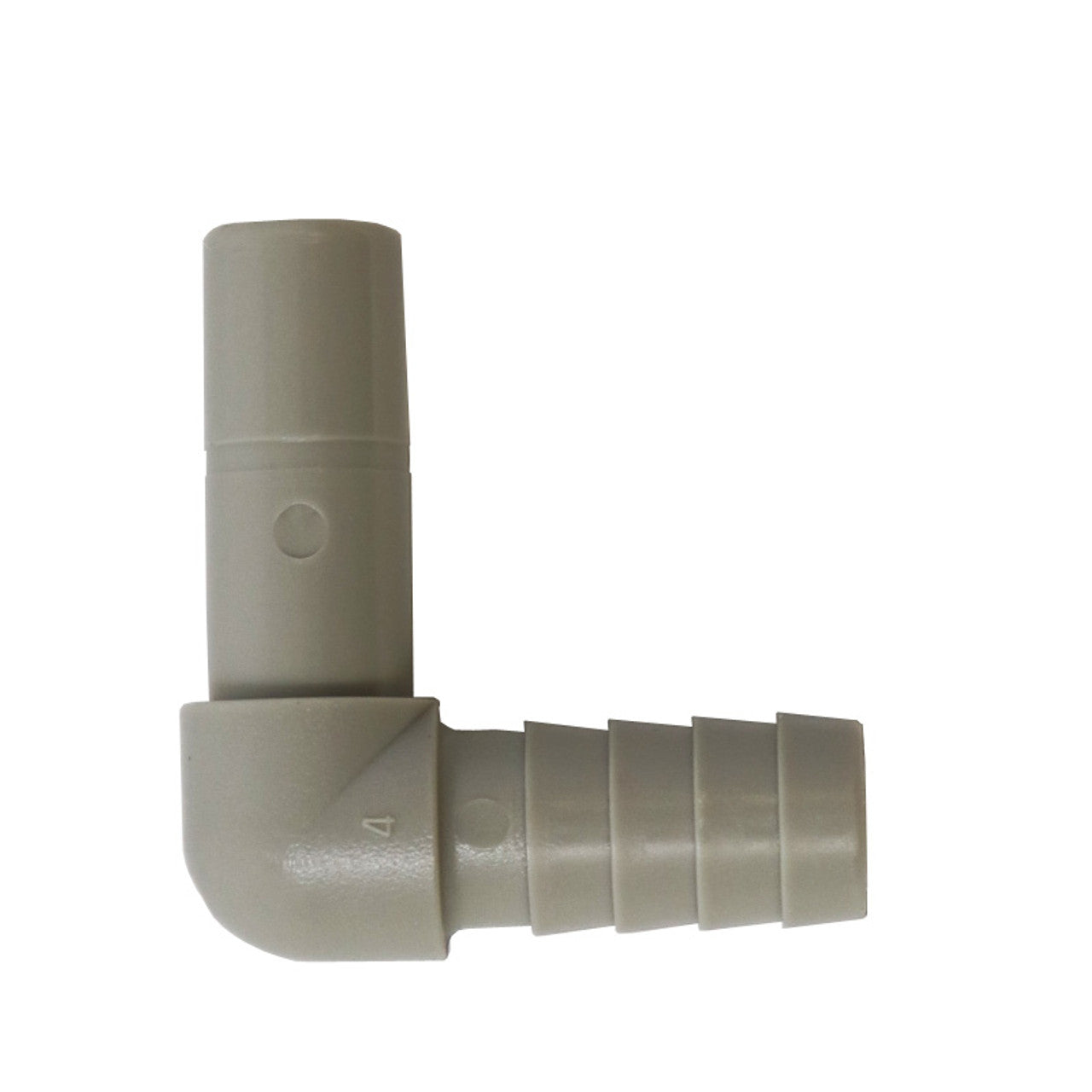3/8" STEM TO 3/8" HOSE BARB ELBOW