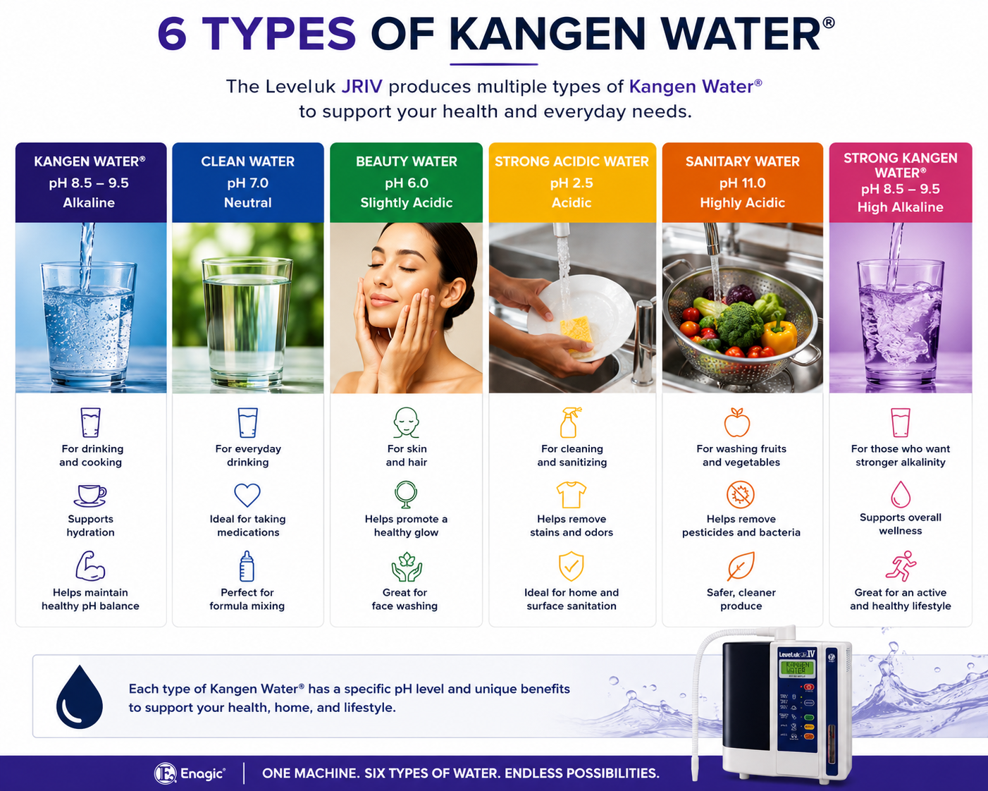 Kangen Water® Leveluk JRIV – 4-Plate Water Ionizer