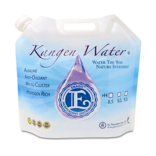 5 Liter Purple Drop Water Bag