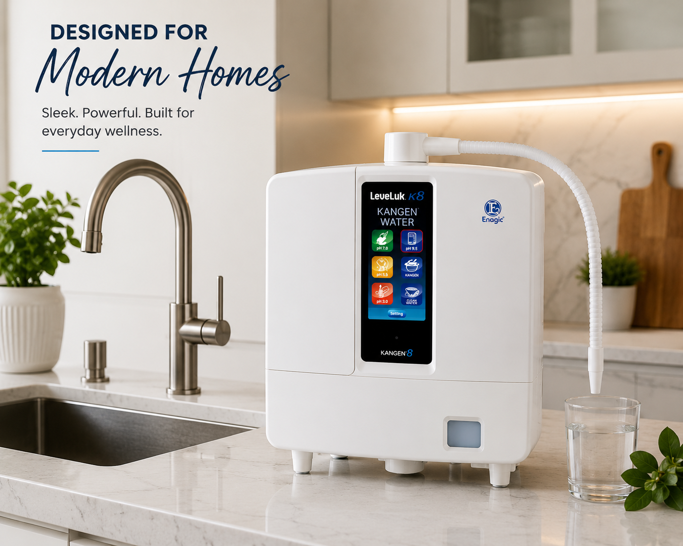 Kangen Water® K8 – 8-Plate Water Ionizer