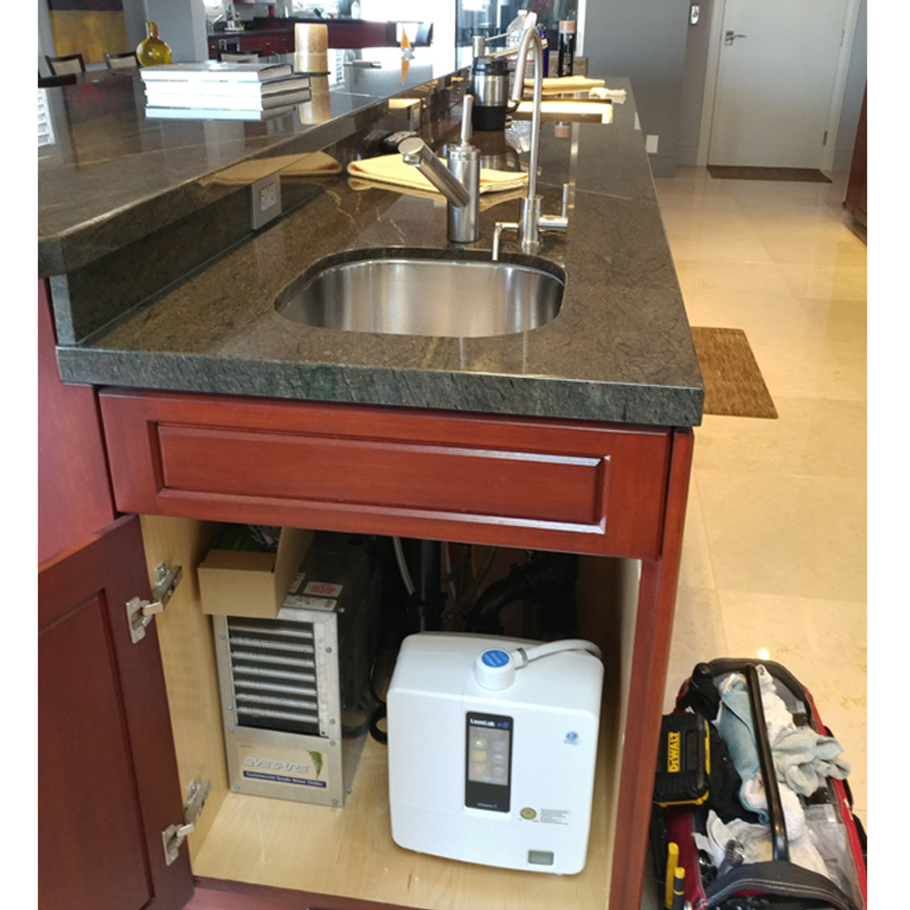 Water Faucet Diverter Installing Kangen Water Machine Under Sink